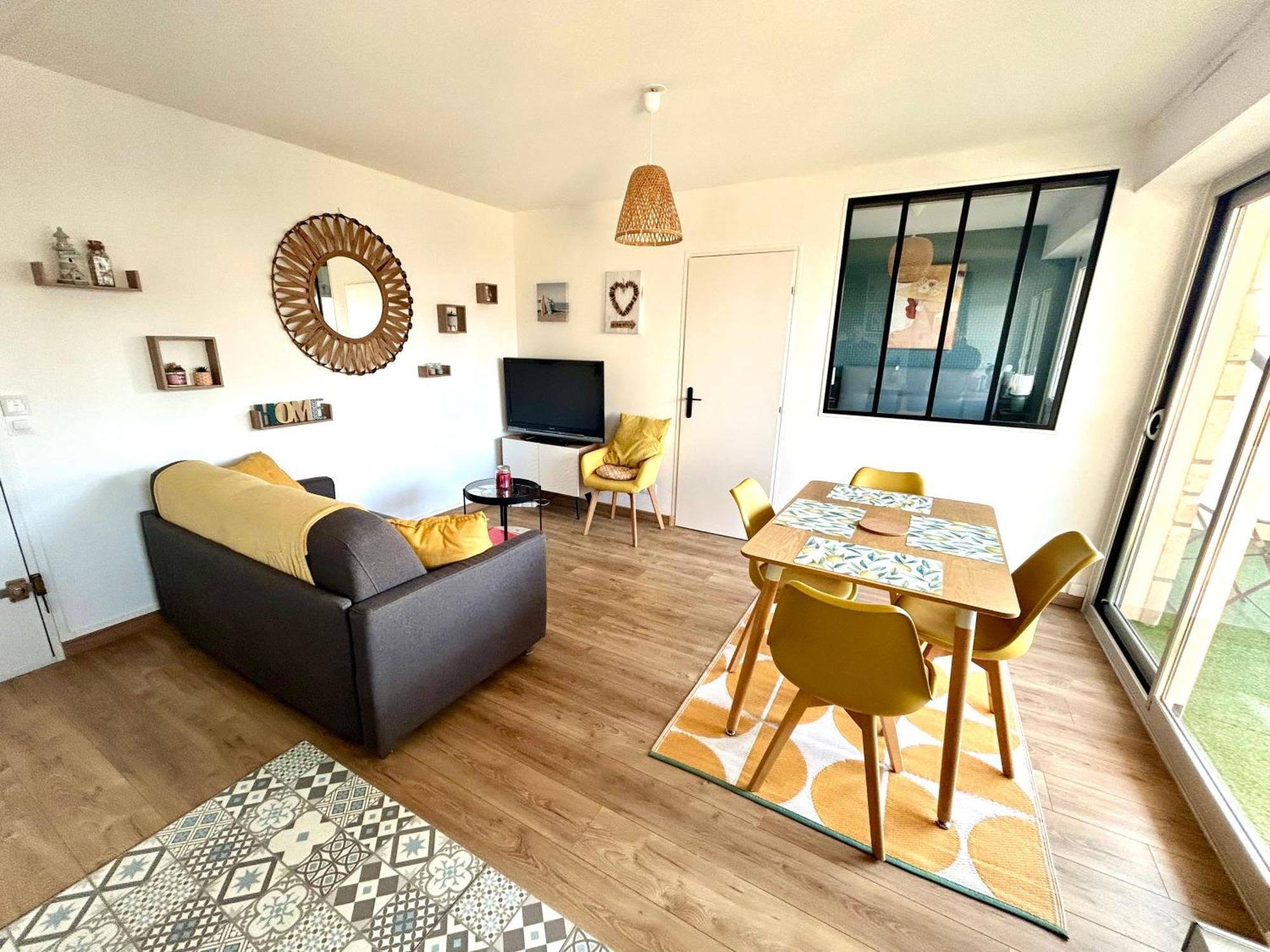 Charmant appartement T2 à 100m de la plage Villers-sur-Mer Exterior foto