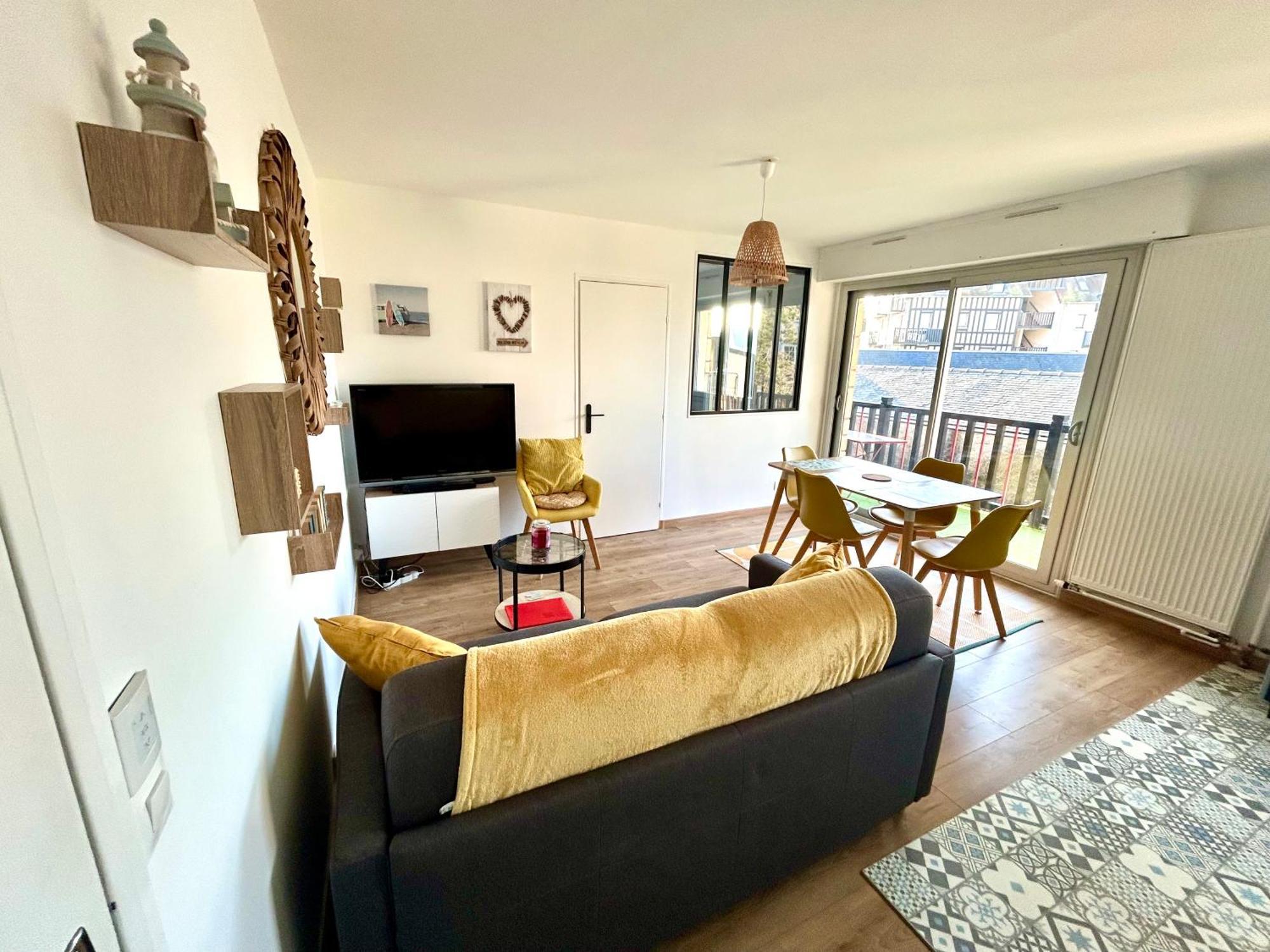 Charmant appartement T2 à 100m de la plage Villers-sur-Mer Exterior foto